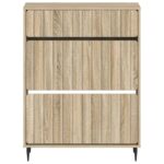 vidaXL Skriňa na topánky ZWOLLE 78 x 24 x 103 cm Kompozitné drevo – Obrázok 3