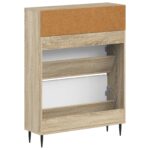 vidaXL Skriňa na topánky ZWOLLE 78 x 24 x 103 cm Kompozitné drevo – Obrázok 5