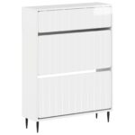 vidaXL Skriňa na topánky ZWOLLE 78 x 24 x 103 cm Kompozitné drevo