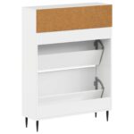 vidaXL Skriňa na topánky ZWOLLE 78 x 24 x 103 cm Kompozitné drevo – Obrázok 5