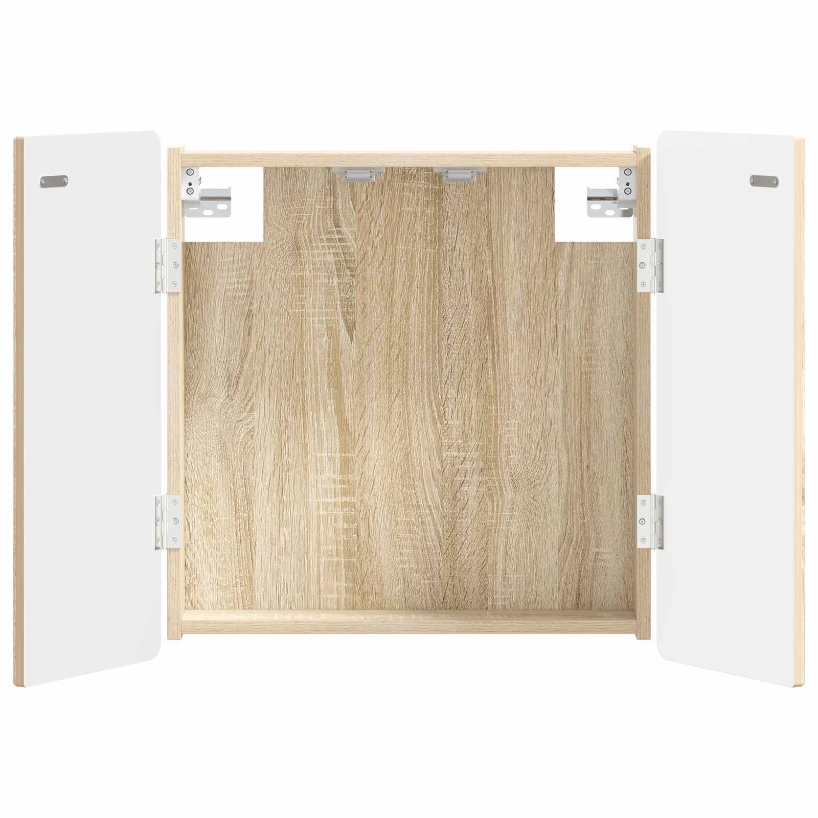 896447_1.jpg vidaXL Skriňa na terč ZWOLLE Dub sonoma 52,5 x 10,5 x 57,5 cm – Obrázok 1