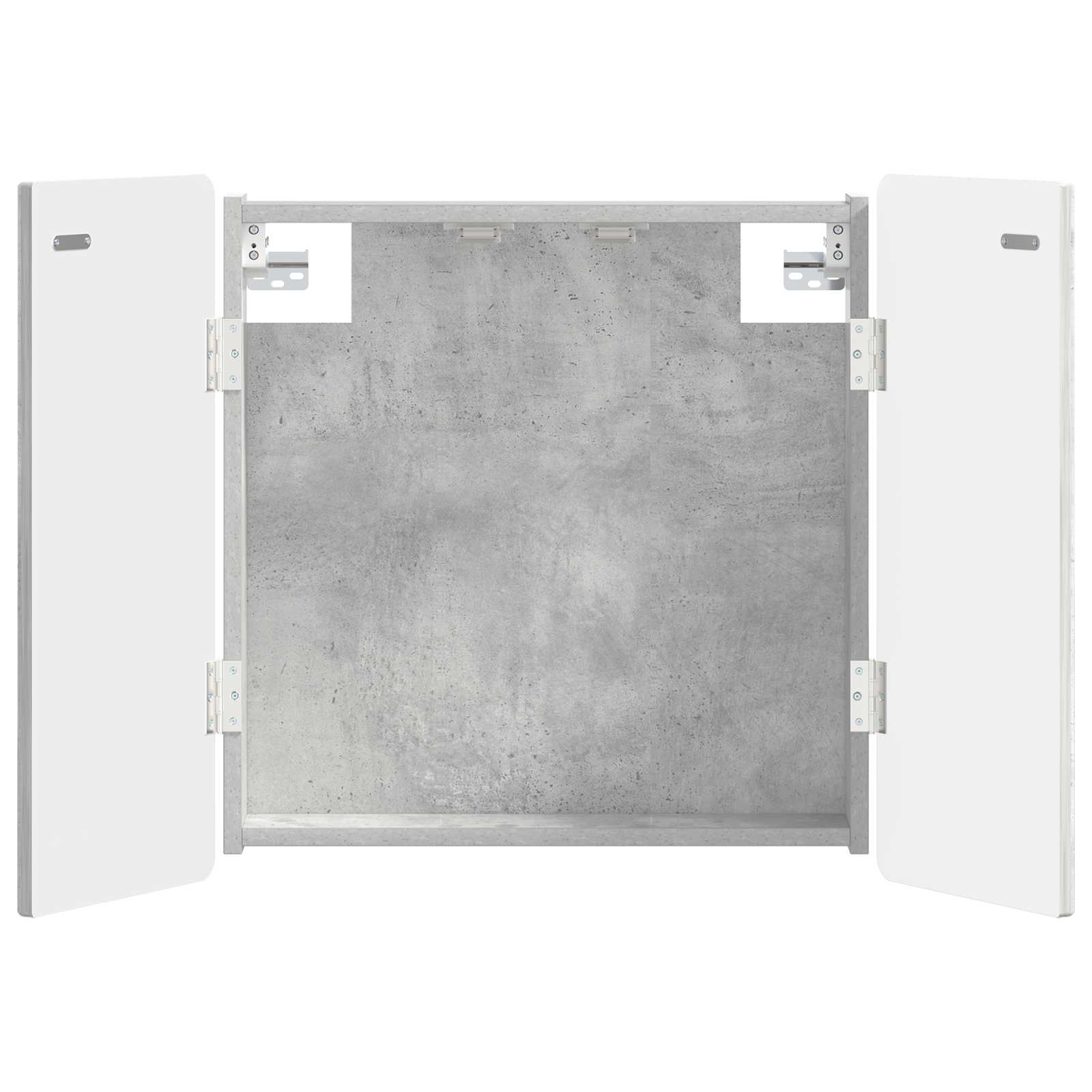 896448_1.jpg vidaXL Skriňa na terč ZWOLLE Betónovo sivá 52,5 x 10,5 x 57,5 cm – Obrázok 1