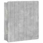 vidaXL Skriňa na terč ZWOLLE Betónovo sivá 52,5 x 10,5 x 57,5 cm – Obrázok 3