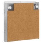 vidaXL Skriňa na terč ZWOLLE Betónovo sivá 52,5 x 10,5 x 57,5 cm – Obrázok 5