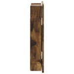 vidaXL Skriňa na terč ZWOLLE Dymový dub 52,5 x 10,5 x 57,5 cm – Obrázok 4