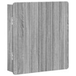 vidaXL Skriňa na terč ZWOLLE Sivý Sonoma 52,5 x 10,5 x 57,5 cm – Obrázok 3
