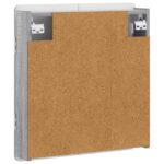 vidaXL Skriňa na terč ZWOLLE Sivý Sonoma 52,5 x 10,5 x 57,5 cm – Obrázok 5