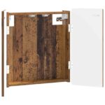 vidaXL Skriňa na terč ZWOLLE Staré drevo 52,5 x 10,5 x 57,5 cm – Obrázok 2