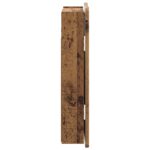 vidaXL Skriňa na terč ZWOLLE Staré drevo 52,5 x 10,5 x 57,5 cm – Obrázok 4