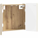 vidaXL Skriňa na terč ZWOLLE Dub artisan 52,5 x 10,5 x 57,5 cm – Obrázok 2
