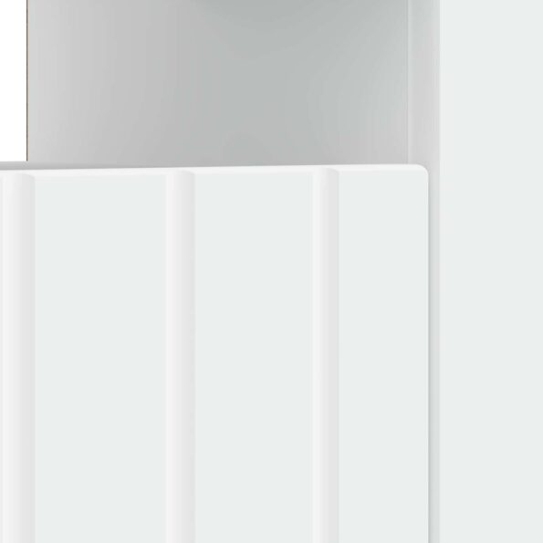 vidaXL LED TV kabinet Biela Kompozitné drevo – Obrázok 7