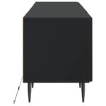vidaXL LED TV kabinet Čierna Kompozitné drevo – Obrázok 5