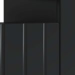 vidaXL LED TV kabinet Čierna Kompozitné drevo – Obrázok 7