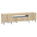 vidaXL LED TV kabinet Dub sonoma Kompozitné drevo