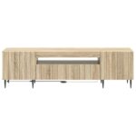 vidaXL LED TV kabinet Dub sonoma Kompozitné drevo – Obrázok 4