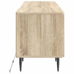 vidaXL LED TV kabinet Dub sonoma Kompozitné drevo – Obrázok 5