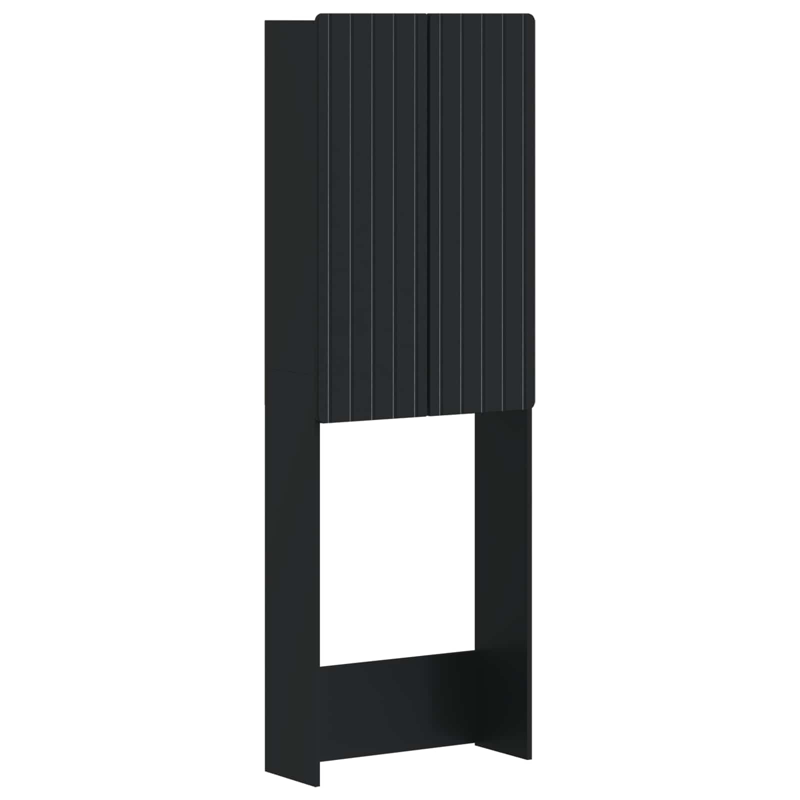 896476_1.jpg vidaXL Toaletná skriňa ZWOLLE Čierna 66 x 25,5 x 190 cm – Obrázok 1