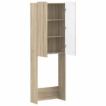 vidaXL Toaletná skriňa ZWOLLE Dub sonoma 66 x 25,5 x 190 cm – Obrázok 2