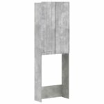 vidaXL Toaletná skriňa ZWOLLE Betónovo sivá 66 x 25,5 x 190 cm