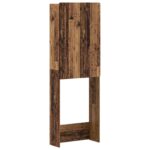vidaXL Toaletná skriňa ZWOLLE Staré drevo 66 x 25,5 x 190 cm