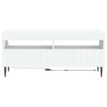 vidaXL LED TV kabinet Biela Kompozitné drevo – Obrázok 4