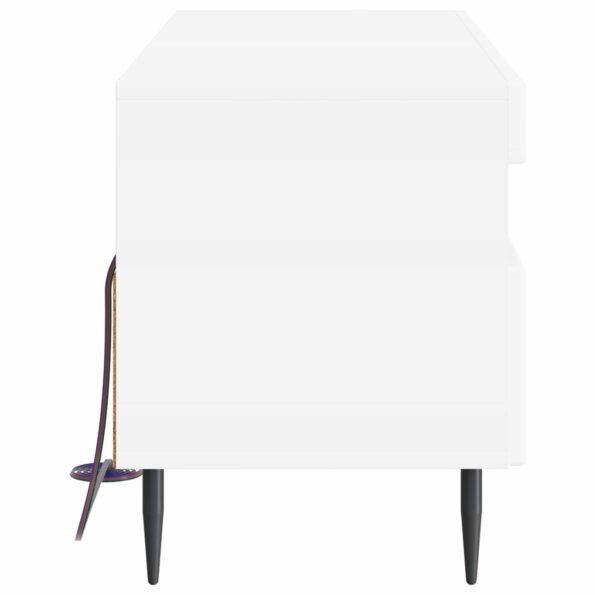 vidaXL LED TV kabinet Biela Kompozitné drevo – Obrázok 5