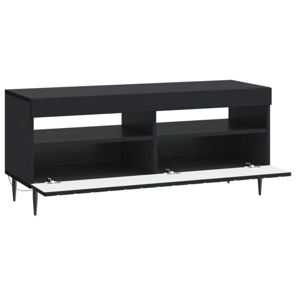 vidaXL LED TV kabinet Čierna Kompozitné drevo – Obrázok 3