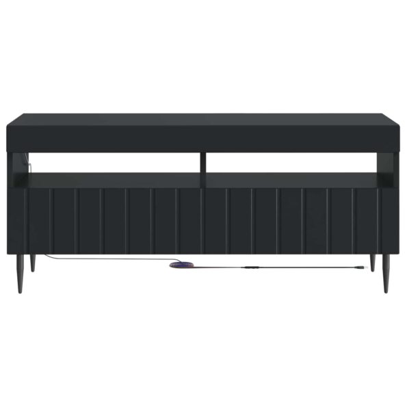 vidaXL LED TV kabinet Čierna Kompozitné drevo – Obrázok 4