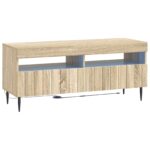 vidaXL LED TV kabinet Dub sonoma Kompozitné drevo