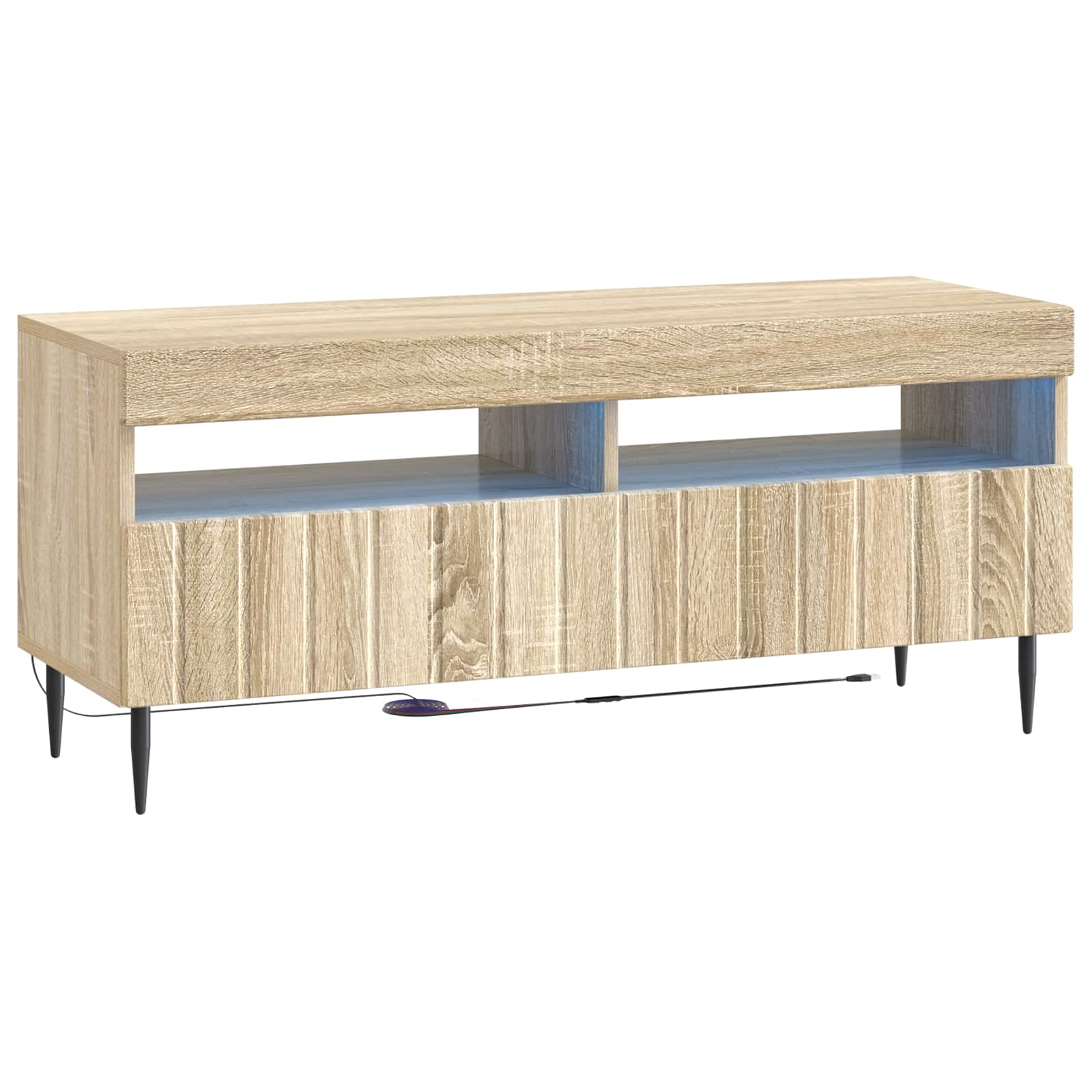 896547_1.jpg vidaXL LED TV kabinet Dub sonoma Kompozitné drevo – Obrázok 1