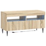 vidaXL LED TV kabinet Dub sonoma Kompozitné drevo