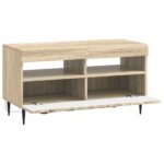 vidaXL LED TV kabinet Dub sonoma Kompozitné drevo – Obrázok 3