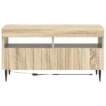 vidaXL LED TV kabinet Dub sonoma Kompozitné drevo – Obrázok 4
