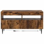 vidaXL LED TV kabinet Dymový dub Kompozitné drevo – Obrázok 4