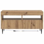 vidaXL LED TV kabinet Dub artisan Kompozitné drevo – Obrázok 4