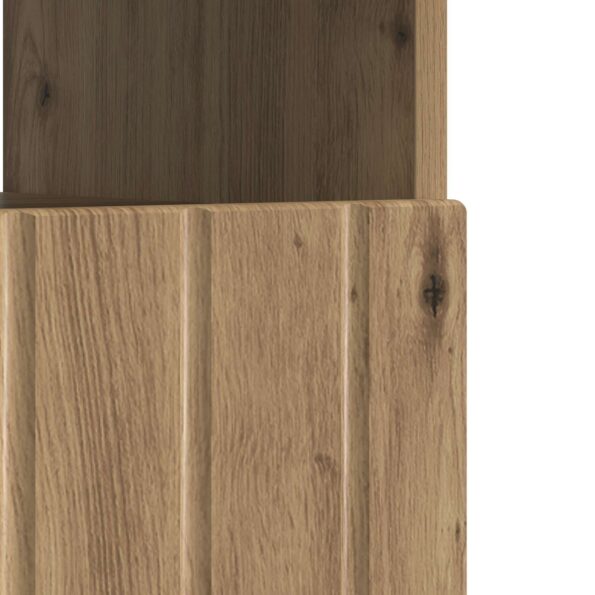 vidaXL LED TV kabinet Dub artisan Kompozitné drevo – Obrázok 7