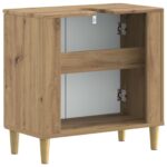 vidaXL Kúpeľňová skrinka pod umývadlo ARNHEM Dub artisan – Obrázok 5