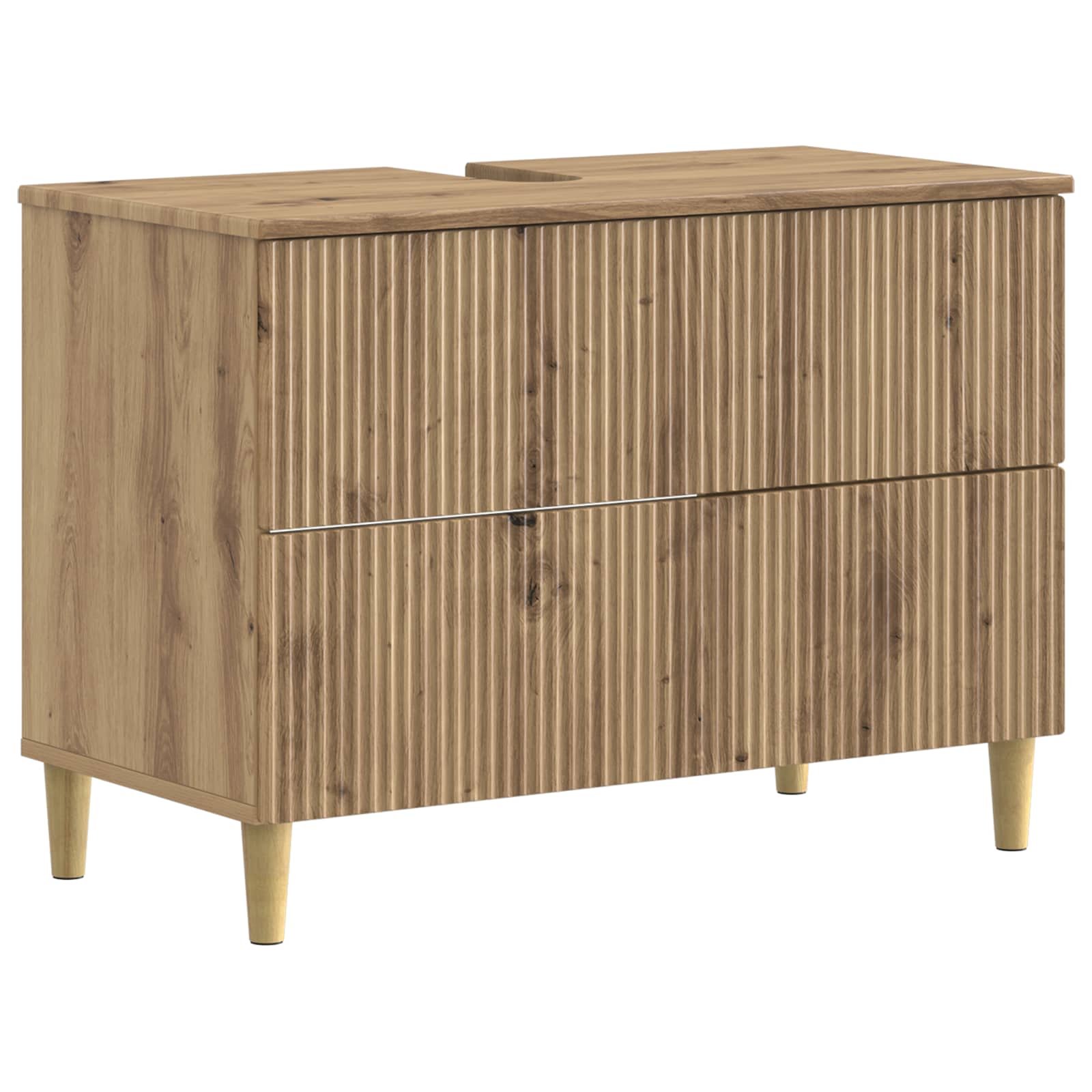 896584_1.jpg vidaXL Kúpeľňová skrinka pod umývadlo ARNHEM Dub artisan – Obrázok 1