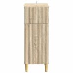 vidaXL Kúpeľňová úložná skriňa ARNHEM Dub sonoma 30 x 31 x 80 cm – Obrázok 3
