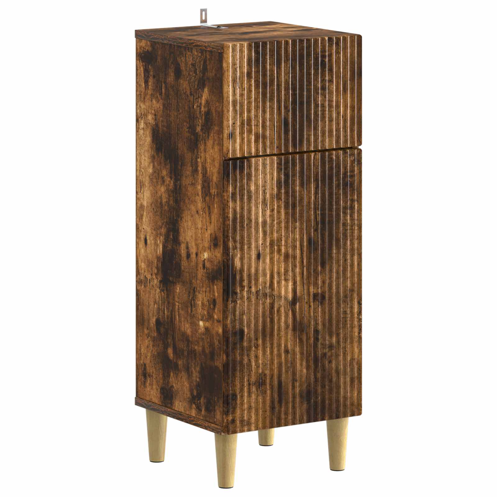 896610_1.jpg vidaXL Kúpeľňová úložná skriňa ARNHEM Dymový dub 30 x 31 x 80 cm – Obrázok 1