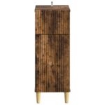 vidaXL Kúpeľňová úložná skriňa ARNHEM Dymový dub 30 x 31 x 80 cm – Obrázok 3