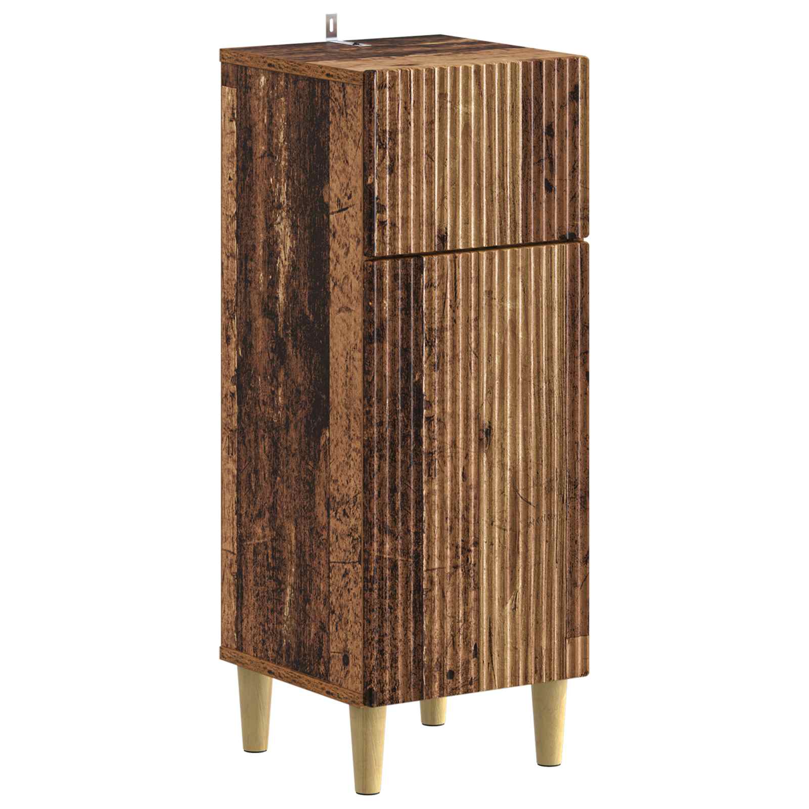 896613_1.jpg vidaXL Kúpeľňová úložná skriňa ARNHEM Staré drevo 30 x 31 x 80 cm – Obrázok 1