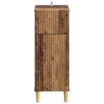 vidaXL Kúpeľňová úložná skriňa ARNHEM Staré drevo 30 x 31 x 80 cm – Obrázok 3