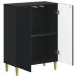 vidaXL Kúpeľňová úložná skriňa ARNHEM Čierna 59,5 x 31 x 80 cm – Obrázok 2