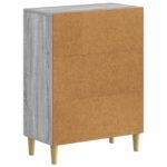 vidaXL Kúpeľňová úložná skriňa ARNHEM Sivý Sonoma 59,5 x 31 x 80 cm – Obrázok 5