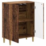 vidaXL Kúpeľňová úložná skriňa ARNHEM Staré drevo 59,5 x 31 x 80 cm – Obrázok 2