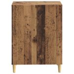 vidaXL Kúpeľňová úložná skriňa ARNHEM Staré drevo 59,5 x 31 x 80 cm – Obrázok 3