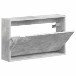 vidaXL Nástenný botník ARNHEM 71 x 17 x 43 cm Kompozitné drevo – Obrázok 2