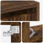 vidaXL Nástenný botník ARNHEM 71 x 17 x 43 cm Kompozitné drevo – Obrázok 6