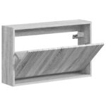 vidaXL Nástenný botník ARNHEM 71 x 17 x 43 cm Kompozitné drevo – Obrázok 2